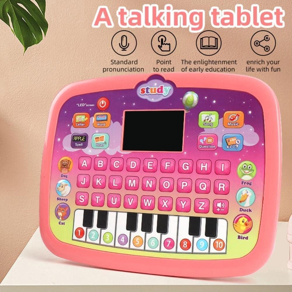 Educational Learning Kids Laptop Tablet Computer with Music and Fun Activities (Piano Laptop)