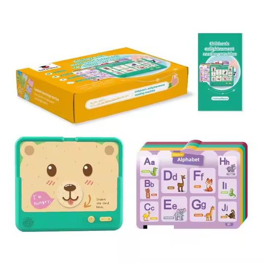Children's Learning Tablet Card (Children Reading  Machine) Education English Smart Toy Birthday Present English Reading Board Toys (Children Reading  Machine)