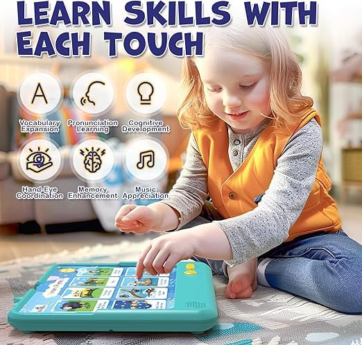 Children's Learning Tablet Card (Children Reading  Machine) Education English Smart Toy Birthday Present English Reading Board Toys (Children Reading  Machine)